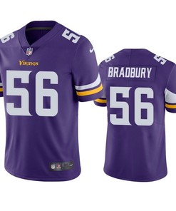 Minnesota Vikings Garrett Bradbury 2019 Nfl Draft Purple Vapor Limited Jersey - Robokeg
