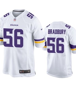 Minnesota Vikings Garrett Bradbury 2019 Nfl Draft White Game Jersey - Robokeg
