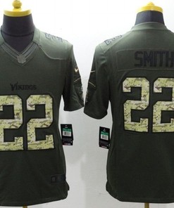 Minnesota Vikings Harrison Smith #22 Nfl 2020 Moss Green Jersey - Robokeg