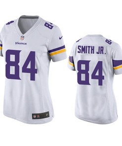 Minnesota Vikings Irv Smith Jr. 2019 Nfl Draft White Game Womens Jersey - Robokeg