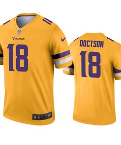 Minnesota Vikings Josh Doctson Gold Inverted Legend Jersey - Robokeg