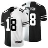 Minnesota Vikings Justin Jefferson #18 Nfl 2020 Black And White Jersey - Robokeg