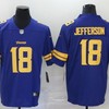 Minnesota Vikings Justin Jefferson #18 Nfl 2020 Cobalt Blue Jersey Jersey - Robokeg