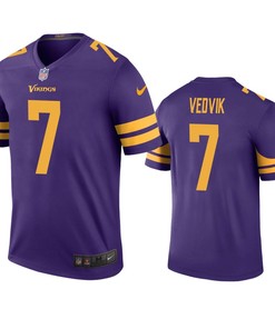 Minnesota Vikings Kaare Vedvik Purple Color Rush Legend Jersey - Robokeg