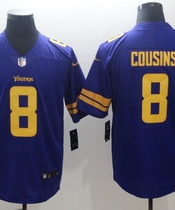 Minnesota Vikings Kirk Cousins #8 Nfl 2020 Navy Jersey - Robokeg