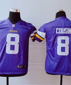 Minnesota Vikings Kirk Cousins #8 Nfl 2020 Purple Jersey - Robokeg