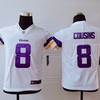 Minnesota Vikings Kirk Cousins #8 Nfl 2020 White Jersey - Robokeg