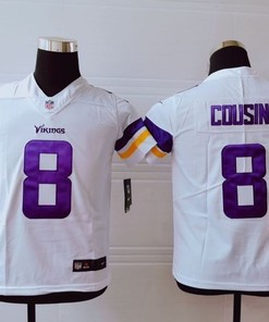 Minnesota Vikings Kirk Cousins #8 Nfl 2020 White Jersey - Robokeg