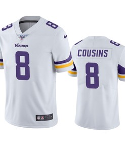Minnesota Vikings Kirk Cousins White 100th Season Vapor Limited Jersey - Robokeg