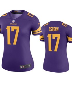 Minnesota Vikings K.j. Osborn Purple Color Rush Legend Jersey - Womens - Robokeg