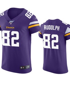 Minnesota Vikings Kyle Rudolph Purple 100th Season Vapor Elite Jersey - Robokeg
