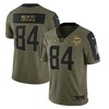 Minnesota Vikings Randy Moss 84 Nfl Olive 2021 Salute To Service Player Men Jersey For Vikings Fans - Robokeg