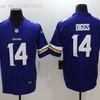 Minnesota Vikings Stefon Diggs #14 Nfl 2020 Cobalt Blue Jersey Jersey - Robokeg