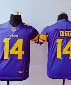 Minnesota Vikings Stefon Diggs #14 Nfl 2020 Purple Jersey - Robokeg