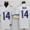 Minnesota Vikings Stefon Diggs #14 Nfl 2020 White Jersey Jersey - Robokeg