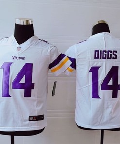 Minnesota Vikings Stefon Diggs #14 Nfl 2020 White Jersey - Robokeg