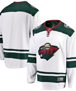 Minnesota Wild Fanatics Branded Breakaway Away Jersey - White Nhl - Robokeg