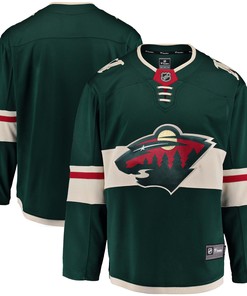 Minnesota Wild Fanatics Branded Breakaway Home Jersey - Green Nhl - Robokeg
