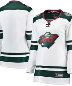 Minnesota Wild Fanatics Branded Womens Away Breakaway Jersey White Nhl - Robokeg