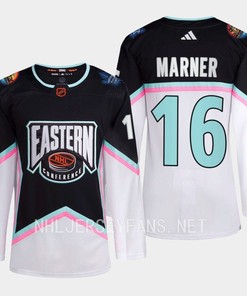 Mitch Marner 16 Maple Leafs 2023 All-Star Eastern Conference Black Jersey - Robokeg