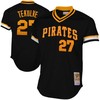Mitchell & Ness Pittsburgh Pirates Kent Tekulve 1982 Cooperstown Collection Authentic Practice Jersey - Black Mlb - Robokeg