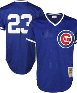 Mitchell & Ness Ryne Sandberg Chicago Cubs Cooperstown Authentic Collection Throwback Replica Jersey - Royal Blue Mlb - Robokeg
