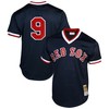Mitchell & Ness Ted Williams Boston Red Sox 1990 Authentic Cooperstown Collection Batting Practice Jersey - Navy Blue Mlb - Robokeg