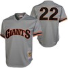 Mitchell & Ness Will Clark San Francisco Giants 1989 Authentic Cooperstown Collection Batting Practice Jersey - Gray Mlb - Robokeg