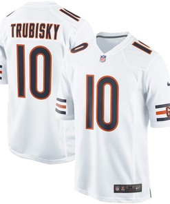 Mitchell Trubisky Chicago Bears Nike Event Game Jersey - White - Robokeg