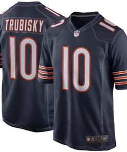Mitchell Trubisky Chicago Bears Nike Game Jersey - Navy - Robokeg