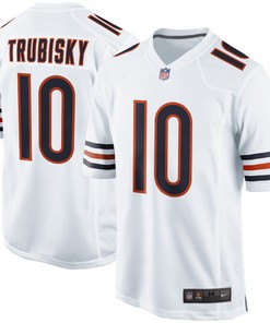 Mitchell Trubisky Chicago Bears Nike Game Jersey - White - Robokeg