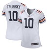 Mitchell Trubisky Chicago Bears Nike Womens 2019 Alternate Classic Game Jersey - White - Robokeg