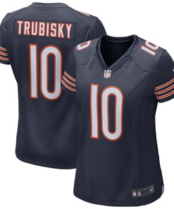 Mitchell Trubisky Chicago Bears Nike Womens Game Jersey - Navy - Robokeg