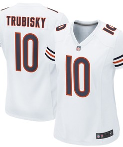 Mitchell Trubisky Chicago Bears Nike Womens Game Jersey - White - Robokeg