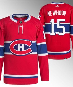 Montreal Canadiens #15 Alex Newhook Red Stitched Jersey - Robokeg