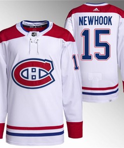 Montreal Canadiens #15 Alex Newhook White Stitched Jersey - Robokeg