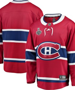 Montreal Canadiens Fanatics Branded Home 2021 Stanley Cup Final Bound Breakaway Jersey - Red Nhl - Robokeg