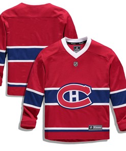 Montreal Canadiens Fanatics Branded Home Replica Blank Jersey - Red Nhl - Robokeg