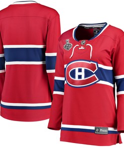 Montreal Canadiens Fanatics Branded Womens Home 2021 Stanley Cup Final Bound Breakaway Jersey - Red Nhl - Robokeg