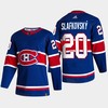 Montreal Canadiens Juraj Slafkovsky 20 2022 NHL Draft Navy Jersey Reverse Retro - Robokeg