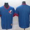 Montreal Expos Blue Mlb Personalized Retro Classic Throwback Jersey - Robokeg
