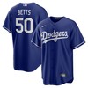 Mookie Betts 50 Los Angeles Dodgers Alternate Men Jersey - Royal - Robokeg