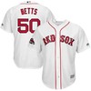 Mookie Betts Boston Red Sox 2018 World Series Champions Cool Base Big And Tall Player Jersey - White - Robokeg