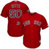 Mookie Betts Boston Red Sox 2018 World Series Cool Base Player Jersey - Scarlet - Robokeg