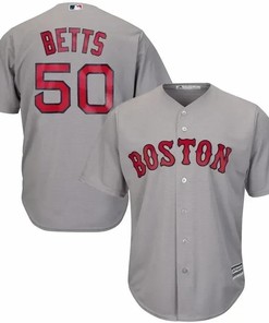 Mookie Betts Boston Red Sox Cool Base Player Jersey - Gray - Robokeg