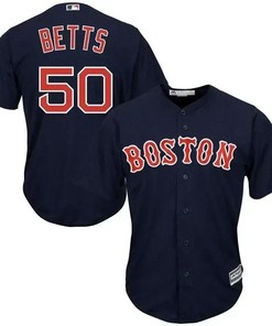 Mookie Betts Boston Red Sox Cool Base Player Jersey - Navy - Robokeg