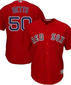 Mookie Betts Boston Red Sox Cool Base Player Jersey - Scarlet - Robokeg