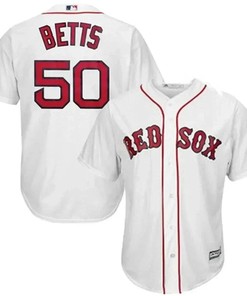 Mookie Betts Boston Red Sox Home Big And Tall Cool Base Player Jersey - White - Robokeg