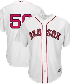 Mookie Betts Boston Red Sox Home Official Cool Base Player Jersey - White - Robokeg