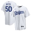 Mookie Betts Los Angeles Dodgers Home Replica Player Name Jersey - White Mlb - Robokeg